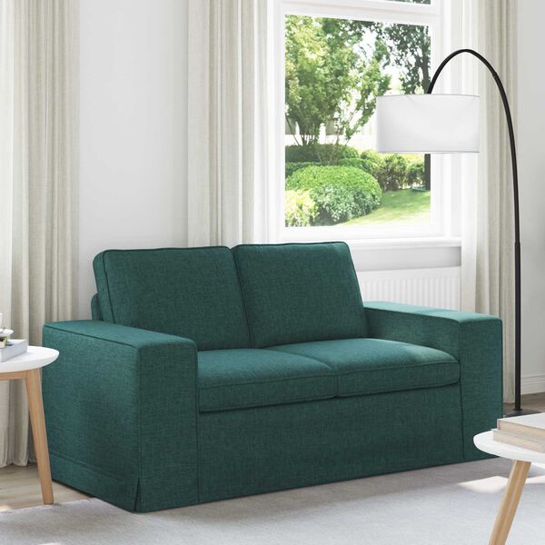 vidaXL Sofa Ciemna zieleń