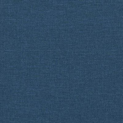 vidaXL Sofa Chesterfield, dwuosobowa, niebieska, obita tkaniną