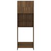 vidaXL Szafka na pralkę, brązowy dąb, 64x25,5x190 cm