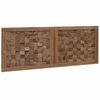 vidaXL Zagł&oacute;wek Naturalny 120 cm Lite drewno teakowe