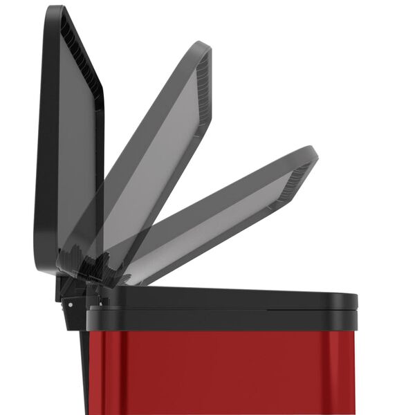 Hailo Kosz na śmieci Oko Duo Plus, rozmiar L, 17 L+9 L, czerwony