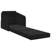vidaXL Sofa Bed Czarny 65 x 80 x 83 cm Aksamit