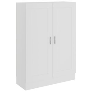 vidaXL Szafka, biała, 82,5x30,5x115 cm, materiał drewnopochodny