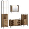 vidaXL Zestaw Szafek Łazienkowych 4 szt. Dąb artisan