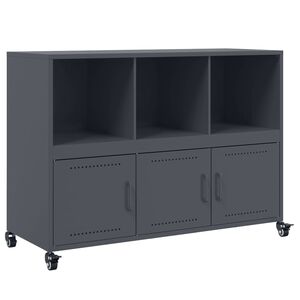 vidaXL Szafka, antracytowa, 100,5x39x72 cm, stal