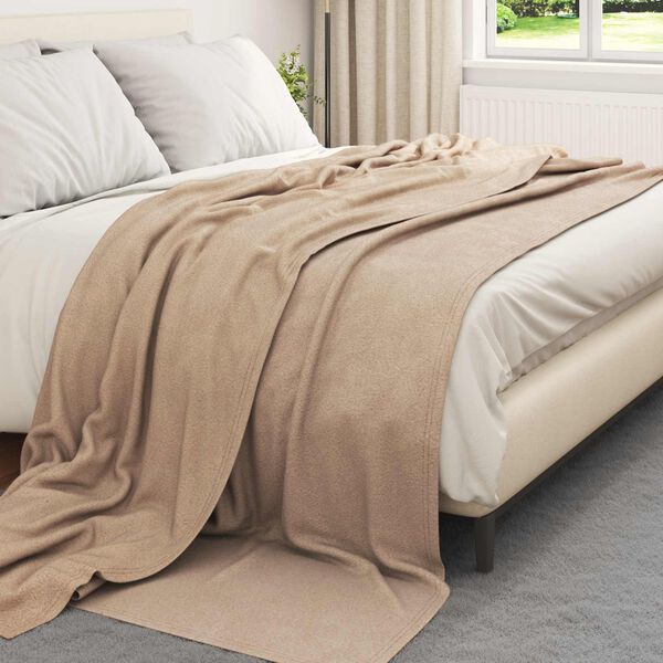 vidaXL Koce narzutowe 6 pcs Camel 270 x 240 cm Polar