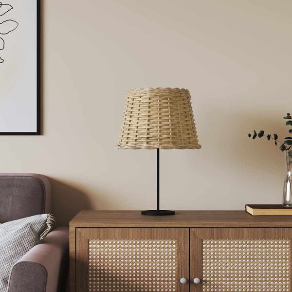 vidaXL Klosz do lampy, brązowy, &Oslash;30x20 cm, wiklina