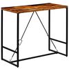vidaXL Stolik barowy z litego drewna odzyskanego, 120 x 60 x 106 cm