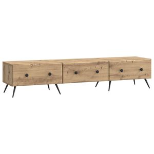 vidaXL Szafka pod telewizor 147 x 34,5 x 30 cm Dąb artisan