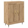 vidaXL Highboard 2 pcs Dąb rzemieślniczy Materiał drewnopochodny