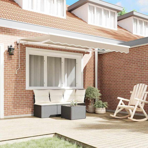 vidaXL Markiza zwijana Beżowy 300 x 200 cm tkanina