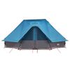 vidaXL Rodzinny namiot tipi z dachem Niebieski 680 x 430 x 270 cm