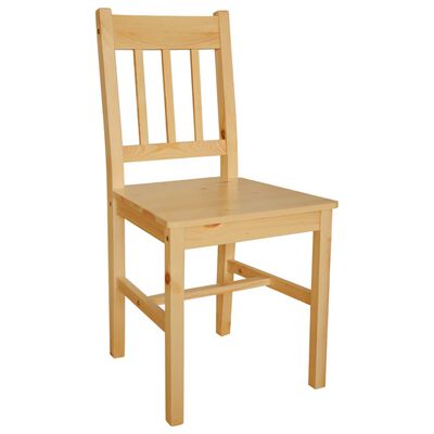 vidaXL Krzesła stołowe, 6 szt., drewno sosnowe