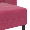 vidaXL Sofa 2-osobowa z szezlongiem w kształcie litery L