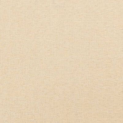 vidaXL Podnóżek, kremowy, 78x56x32 cm, tapicerowany tkaniną