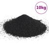 vidaXL Piasek do akwarium, 10 kg, czarny, 0,2-2 mm