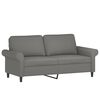 vidaXL 2-osobowa sofa wypoczynkowa z poduszkami, ciemnoszara, 140 cm
