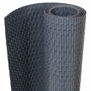 vidaXL Parawan balkonowy, antracytowy, 300x80 cm, polirattan