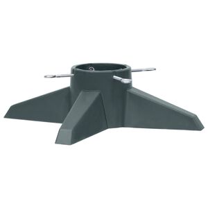 vidaXL Stojak pod choinkę, zielony, 55,5 x 55,5 x 15 cm