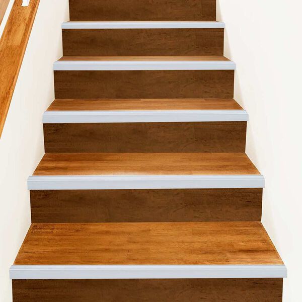 vidaXL Listwy schodowe 10 pcs Srebrny 67 x 3.5 x 3 cm Aluminium