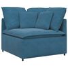 vidaXL Sofa modułowa z poduszkami Velvet Blue