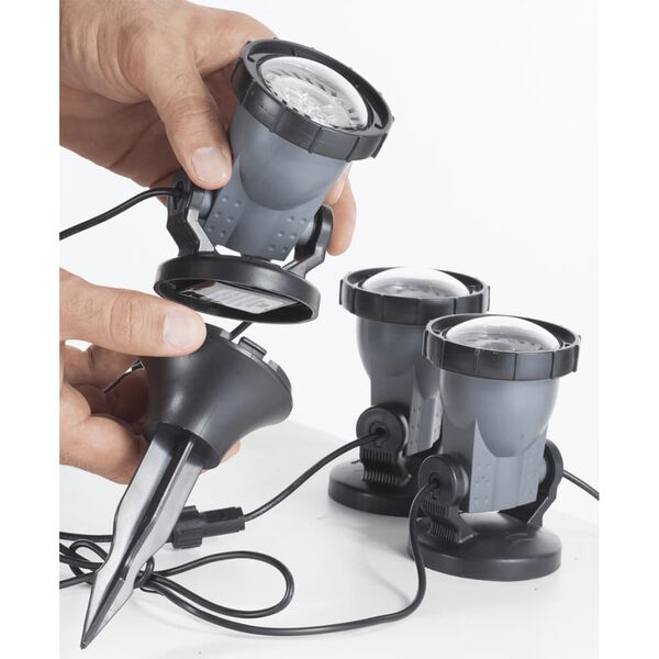 HEISSNER Reflektory do oczka wodnego i ogrodu, 3 szt., 3 W