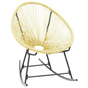 vidaXL Krzesło ogrodowe Acapulco, rattan PE, beżowe