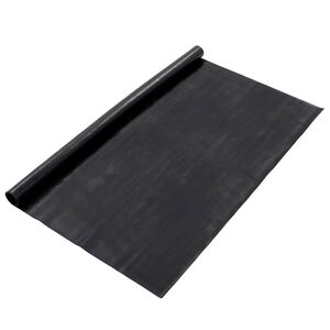 vidaXL Maty podłogowe Czarny 1,2 x 5 m Guma