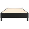 vidaXL Łóżko kontynentalne, czarna, 100x200 cm, sztuczna skóra