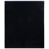 vidaXL Folia okienna statyczna, matowa, czarna, 90x2000 cm, PVC