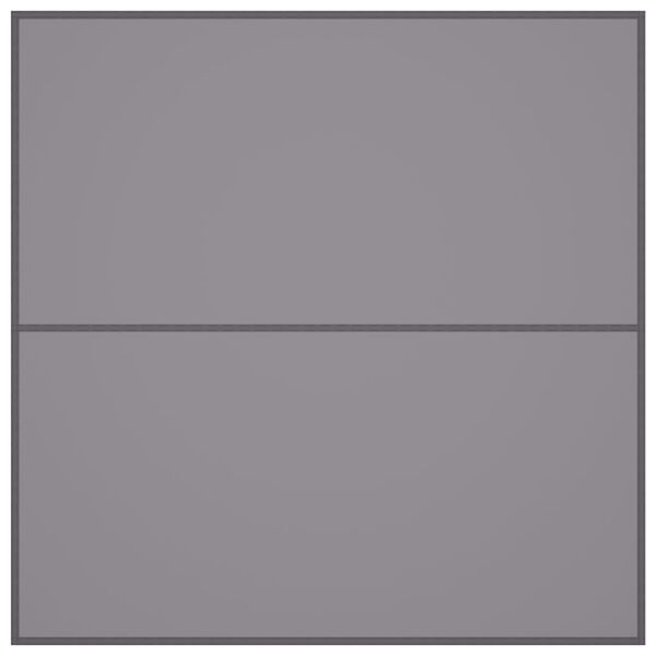 vidaXL Płachta biwakowa, 4x4 m, szara