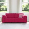 vidaXL Sofa 3-osobowa, kolorze czerwonego wina, 178 cm, aksamit