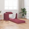 vidaXL Sofa Bed Czerwone wino 98 x 71 x 83 cm tkanina