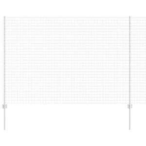 vidaXL Ogrodzenie Euro z słupkiem 10 x 1,6 m Stal ocynkowana srebrny