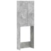 vidaXL Szafka toaletowa DELFT Betonowy szary 66 x 25,5 x 190 cm