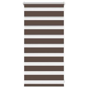 vidaXL Roleta Zebra 40,9x100 cm Szerokość tkaniny 36,7 cm kawa