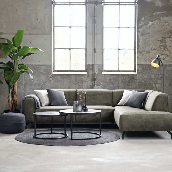 LABEL51 Dywan Jute, okrągły, 150x150 cm, XL, antracytowy