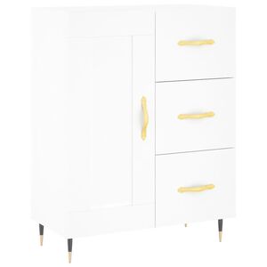 vidaXL Szafka, biała, 69,5x34x90 cm, materiał drewnopochodny