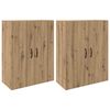 vidaXL Szafka ścienna 2 pcs Dąb rzemieślniczy 69,5 x 34 x 90 cm