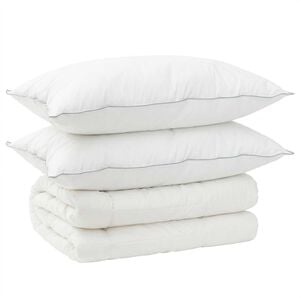 vidaXL Zestaw kołdry i poduszek 3 szt. 200 x 200 cm 4 pory roku Wełna