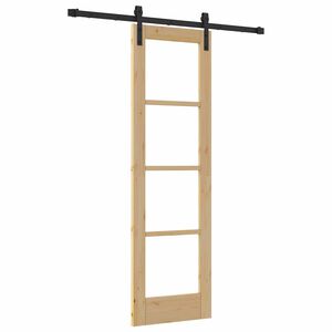 vidaXL Drzwi przesuwne ORKDAL Naturalny 61 x 198,5 cm