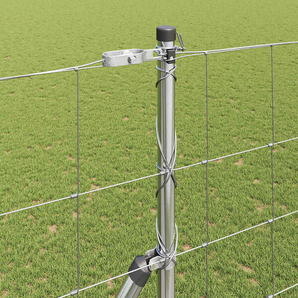 vidaXL Słupek ogrodzeniowy. Galwanizowany 25 x 1,6 m Stal