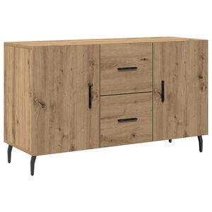 vidaXL Komoda, dąb artisian, 100x36x60 cm, materiał drewnopochodny