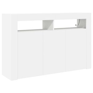 vidaXL Bufet Biały 116 x 30 x 75 cm Drewno inżynieryjne