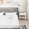 vidaXL Ochraniacz na materac, biały, 120x200 cm, wodoodporny