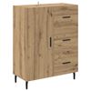 vidaXL Highboard 2 pcs Dąb rzemieślniczy Materiał drewnopochodny
