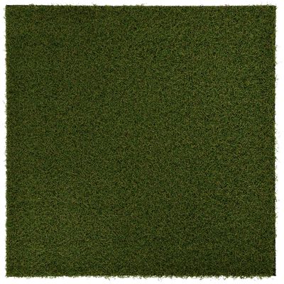 vidaXL Sztuczna trawa w płytkach, 4 szt., 50x50x2,5 cm, gumowa