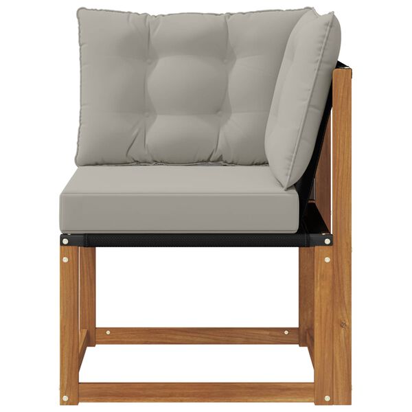 vidaXL Sofa narożna na zewnątrz