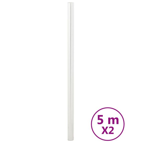 vidaXL Samoprzylepna okleina meblowa, przezroczysta, 90x500 cm, PVC