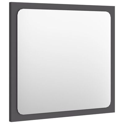 vidaXL 2-częściowy zestaw mebli łazienkowych, szary, płyta wiórowa
